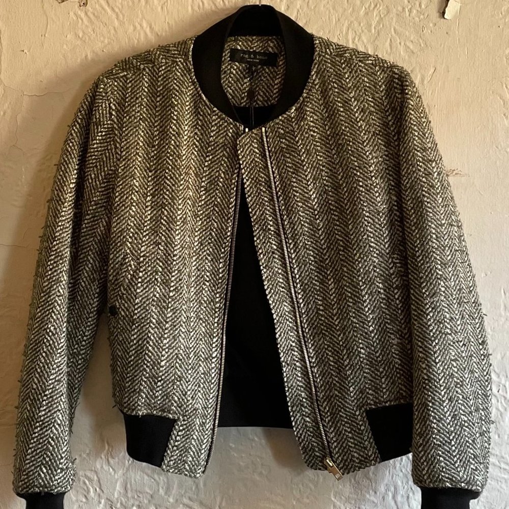 Rag & Bone Wool Bomber Jacket